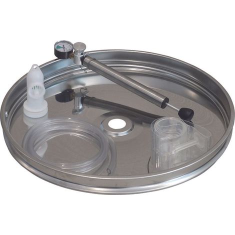GALLEGGIANTE AD ARIA INOX COMPLETO - Taglia: ømm.740