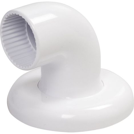 Conexión terminal abs blanco para asa de apoyo ancianos discapacitados baño (1/3)