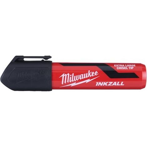 Caja de 12 marcadores con punta cincelada XL Negro 14mm - ( 12 Unidades ) MILWAUKEE Ref.4932471559 (1/2)