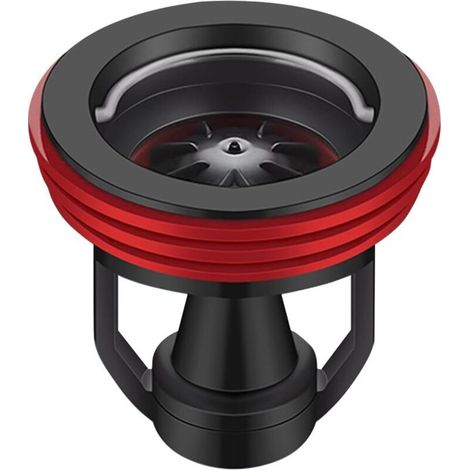 Bouchon de vidange anti-odeurs - Bouchon de vidange, filtre en cuivre anti-odeurs, clapet anti-retour Système de drainage anti-odeurs (noir) (1/5)