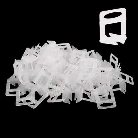 500 Pieces Self Leveling Tile Spacers 1.5 mm PP Material Self Leveling Tile Spacer for Tiles, Wall Tiles, Floor Tiles (1/5)