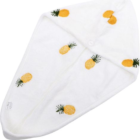 Coral Fleece Shower Head Towel in Light Color Quick Drying