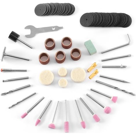 STAHLWERK Accesorios para amoladora de barra Dremel amoladora recta mini amoladora 80 piezas. (1/3)
