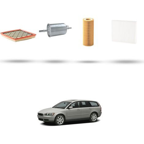 Kit tagliando 4 filtri compatibile con Volvo V50 2.4 125Kw dal 2004 al 2010 (1/5)