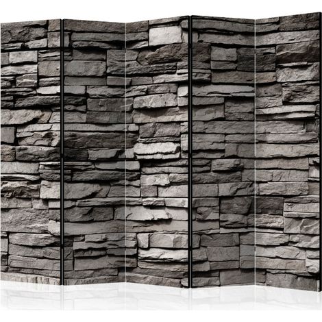 Paravent 5 Volets "Stony Facade" 172x225cm (1/2)