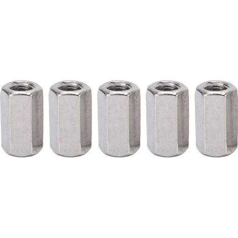 Écrou de couplage hexagonal métrique M12 X 1.75 19 L35mm, longue tige en acier inoxydable pour suspension, 5 pièces (1/5)