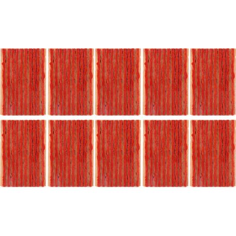 Yctze Voiture Motos Bouchon De Réparation De Pneu 100 Pcs 100x3mm Bouchon De Réparation De Pneu Tubeless Pneu En Caoutchouc Bande D'étanchéité Récupération De Crevaison pour Voiture Moto(brun). (1/5)