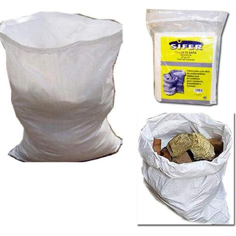 SIFER sifer saco escombros rafia 87 gr-m2 100 x 60 pack 10 unds