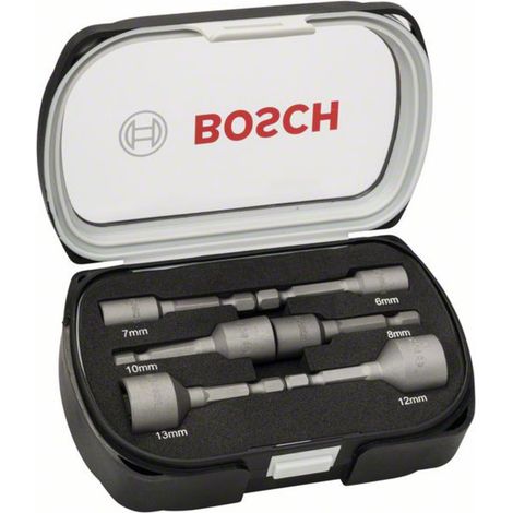 Bosch Steckschlüssel-Set, 6-teilig, 50 mm, 6 - 13 (1/10)