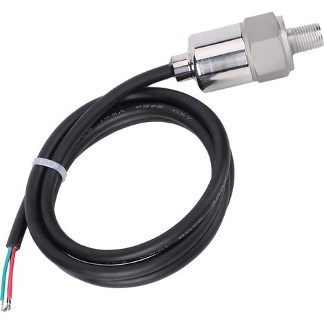 Drucktransmitter aus Edelstahl, Zubehör für Luftkompressoren, R1/8 DC5V 0-1MPa (1/5)