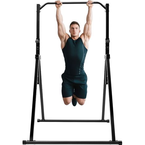 Station de barre de traction Power Tower, station de traction et dips stable de 440 livres pour équipement de musculation du home gym (1/5)