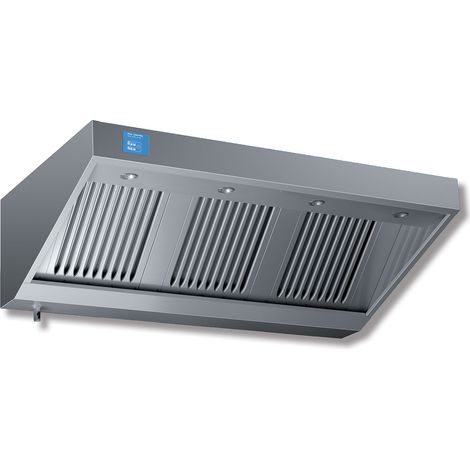Hotte Murale professionnelle avec moteur de 1200 à 3000 mm 3 à 6 spots - Ristopro