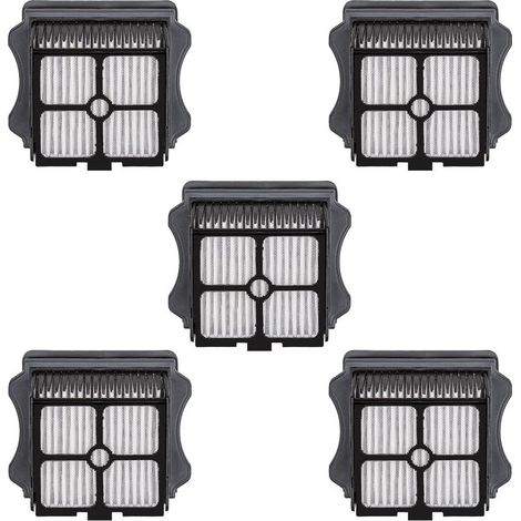 (5 piezas) Filtros HEPA compatibles con Tineco iFloor 3/ Floor One S3/ Floor One S5/ Floor One S5 Pro 2, kit de filtros para aspiradoras de líquidos y sólidos, 5 filtros de repuesto (1/5)
