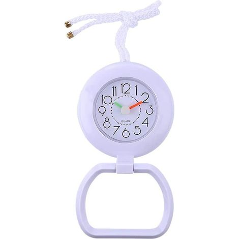 Dhrs étanche horloge murale salle de bain horloge salle de bain horloge cuisine horloge douche horloge ventouse horloge avec anneau de serviette