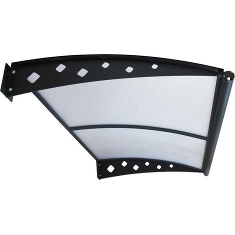 Pensilina in Alluminio 150x100 Policarbonato 3.6 mm Tettoia Moderna da Esterno