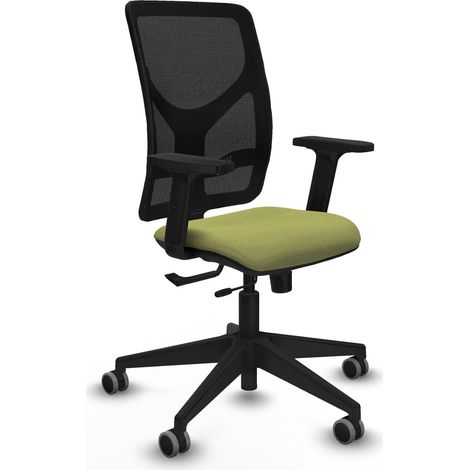 Silla de oficina piqueras y crespo Motilla negro reposabrazos ajustables (1/2)