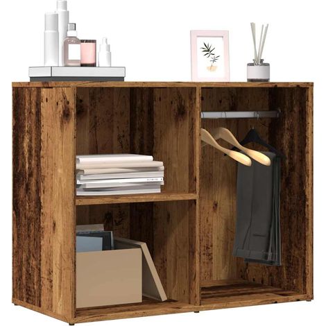 Ankleideschrank Altholz 80x40x65 cm Holzwerkstoff