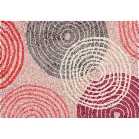 Akzente FEEL Feel-Loop Magnolia Fußmatte, 50 x 70 cm, Polyester & Latex, rutschfest, allergikerfreundlich, PVC-frei, hergestellt in der EU, ideal für Badezimmer, trittschalldämmend (1/5)