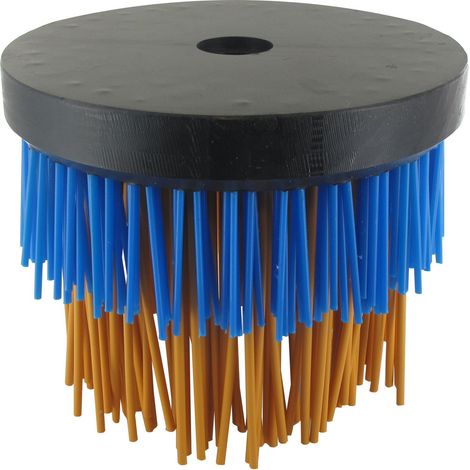 Tête Brosse Sensitiv Wikralon® Pour Débroussailleuses. Diamètre Extérieure 150 Mm, Hauteur 100 Mm, Alésage 20,0 Mm. Ne S'utilise