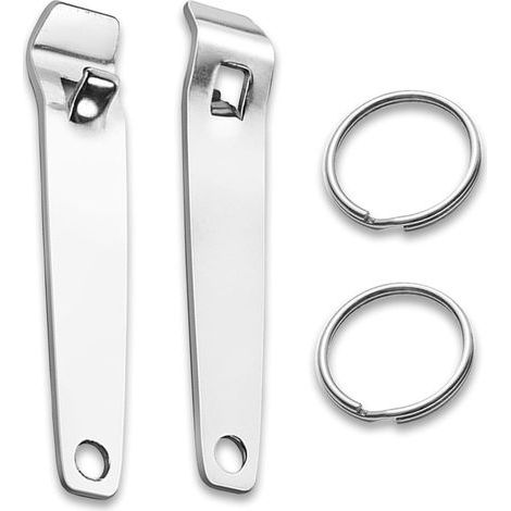 LAOA 2-teiliger tragbarer Bierflaschenöffner, Mini-Flaschenöffner, für Zuhause, Küche, Bar, Camping, für Bierflaschen mit flüssigen Getränken, Küchenutensil, Flaschenverschluss (1/5)