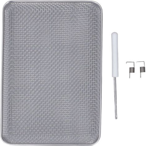 Moustiquaire anti-insectes avec outil d\'installation - Moustiquaire robuste en acier inoxydable pour grille d\'aération de chauffage de camping-car (1/5)