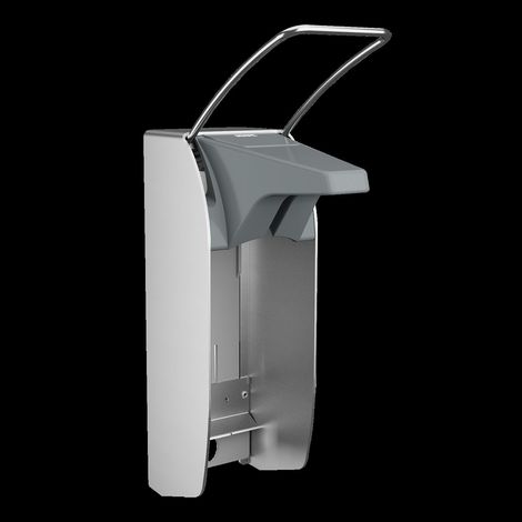 Distributeur KWC, MEDCARE, acier inoxydable, montage apparent, 82x305x169 mm, pour 500 ml, levier 169 mm (1/2)
