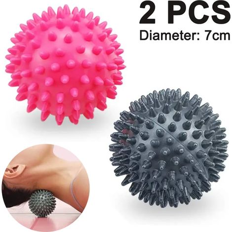 2er Set Igelball-Set mit Noppen für Rücken, Beine, Füße & Hände Muskelmassage (1/5)