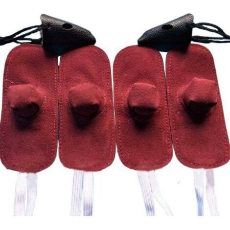 4 pièces coq mitaine Para Gallos poule casque combat Protection animaux de la ferme coqs poulailler accessoires (Color : 4pcs) (1/5)