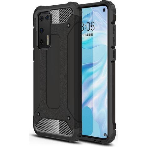 Huawei P40 Hülle, Tech Armor Hülle, Schwarz (1/5)