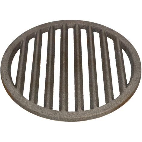 Grille de Cheminée en Fonte Ø 23 cm-NANOTEH (1/4)