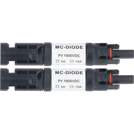 Connecteur PV solaire MC‑30D 1000 V, porte-fusible étanche IP68 pour connexion de panneau (1/5)