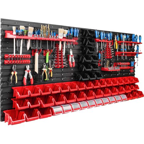 Tablero de herramientas de 172x78 cm, estante para taller o garaje. (1/5)