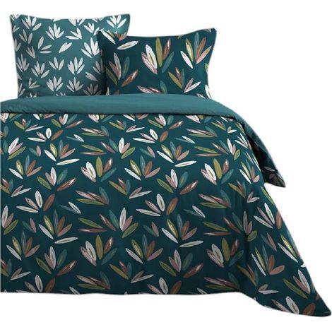 Housse de couette + taies 240x220cm Douceur d'Automne (1/2)