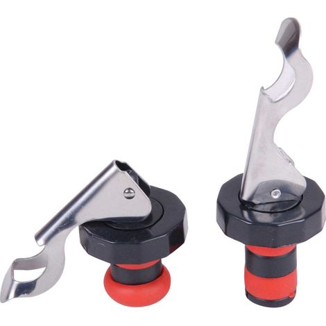 Set de 2 Bouchons Hermétiques Décapsuleurs pour Bouteilles (1/2)