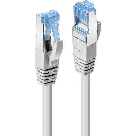 LINDY 47144 RJ45 Patchkabel CAT 6a S/FTP 100.00 m Grau  1 St.