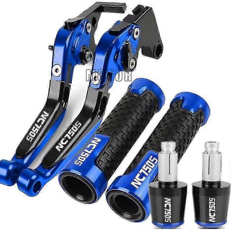 Pièces uniques en aluminium pour moto 2023 : leviers de frein et d'embrayage, poignées de guidon, embouts compatibles avec Honda NC750S, NC750S et NC 750S (2016, 2017-2019). (1/5)