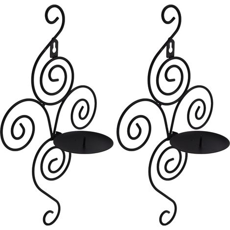 Support Murale pour Bougies Élégant, Décoration Maison Salon pour Mariage et Événements