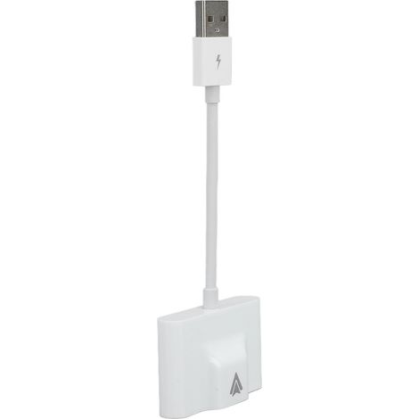 Adaptateur allume-cigare sans fil pour Android Type C, connexion rapide et facile (plug and play), dongle allume-cigare sans fil blanc. (1/5)