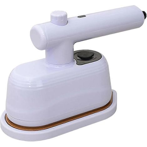 Mini défroisseur vapeur pliable, idéal pour les voyages. Mini tapis anti-brûlure portable, chauffe rapide et grand panneau. Prise US. (1/5)