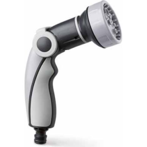 PISTOLA PER IRRIGAZIONE CON CIPOLLA JETPREMIUM A 8 GETTI - COLORE GRIGIO/NERO