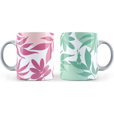 Bialetti Primavera Set 2 Tassen Porzellan Rosa 330 ml (1/2)