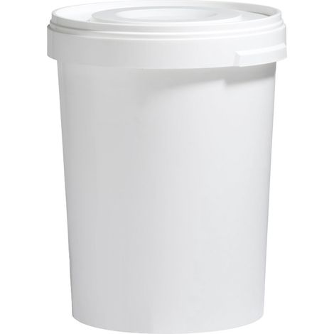 Seau en plastique 80 kg – Pour transvaser miel – Avec couvercle hermétique – Matériau durable pour stockage – Apiculture.Net