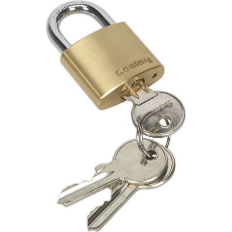 Sealey Brass Body Padlock 30mm PL100 (1/3)
