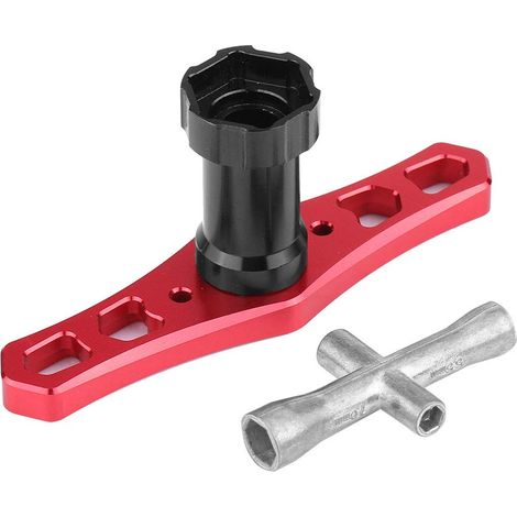 Clé à douille 17mm pour écrou de roue RC, outil M2/M2.5/M3/M4 (1/5)