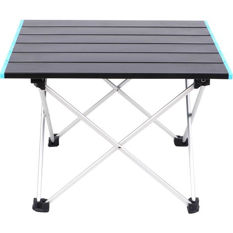 Petite table de camping pliante, table de plage portable pour pique-nique en plein air, randonnée, camping-car (1/5)