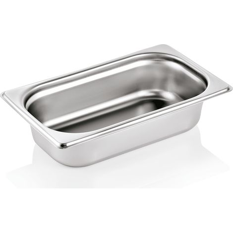 Bac GN 1/4 en Acier Chrome 1,8 L P 65 mm - Was Germany