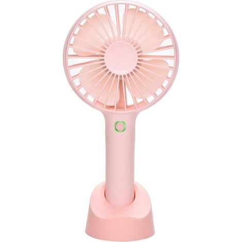 mini Ventilateur Portatif Portable Usb Rechargeable Main Avec Ventilateur Main Avec Base, Batterie 2000mah, 5 Modes Pour La Maison, Le Bureau, L (1/5)