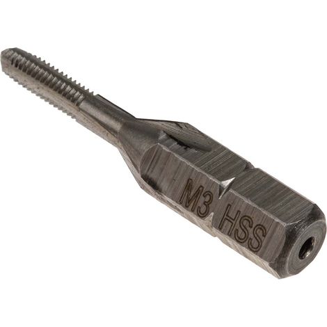 Taraud M3, pas de 0.5mm, Métrique, HSS ( Prix pour 1 ) (1/2)