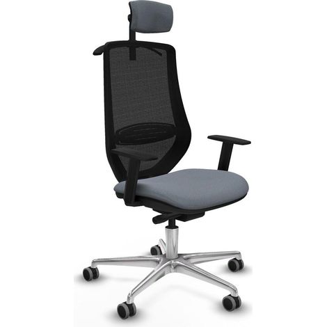 Piqueras et Crespo D086G2H Silla de oficina gris moderna