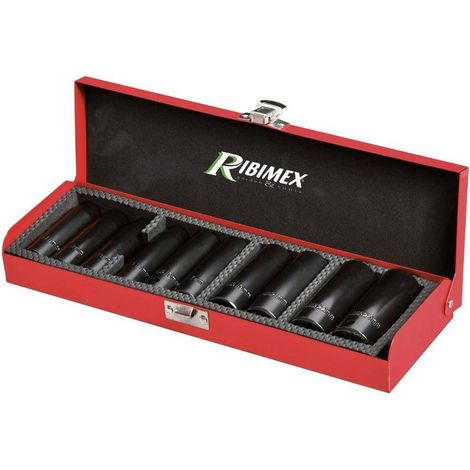 Coffret de 10 Douilles 1/2 po - L. 78 mm - Outils de Précision - Idéal pour Réparations - D-Work (1/2)